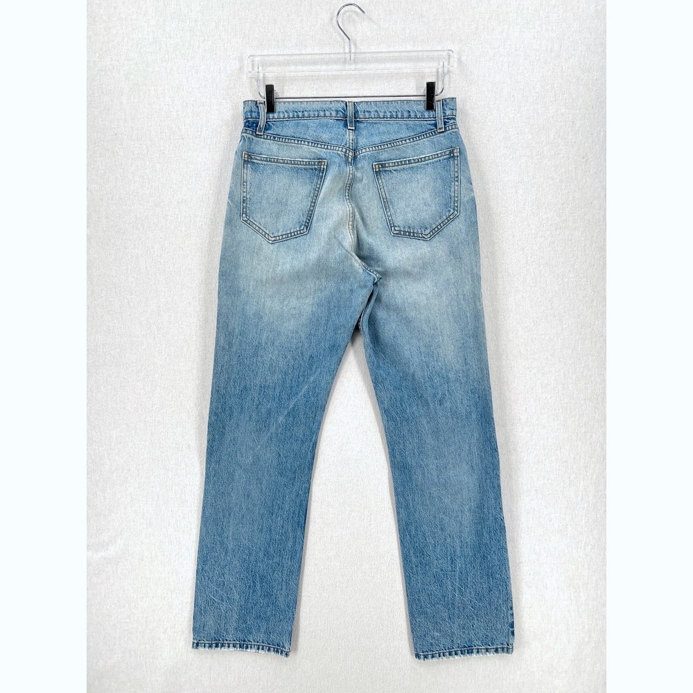 DOEN Shep Jean Laval Wash Womens 29 Blue Straight leg 100% Cotton Rigid NWT - Picture 5 of 16